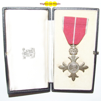 Most Excellent Order of the British Empire - M.B.E 2nd Civil